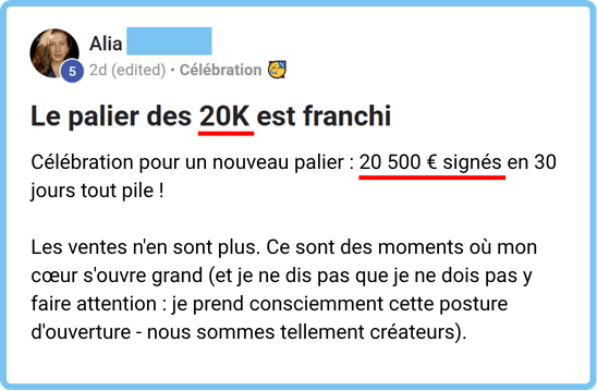 Témoignage Alia